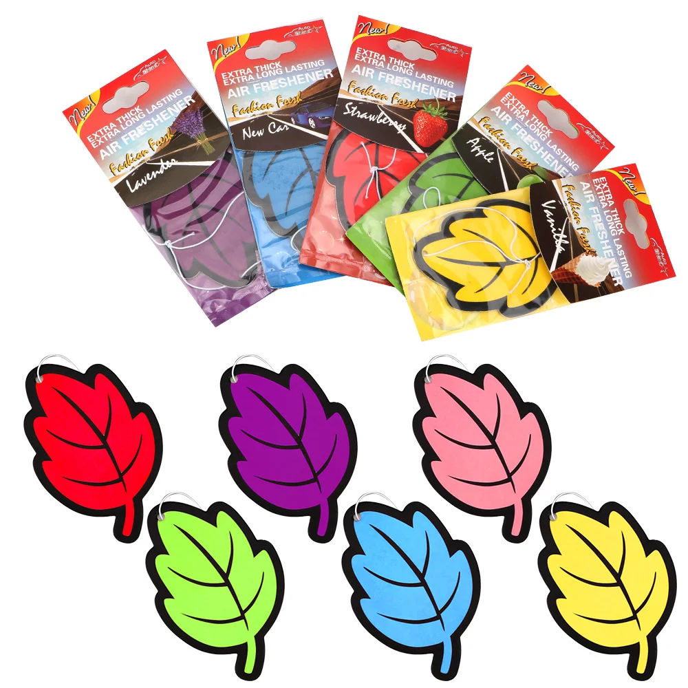 LEEPEE Paper Hanging Car Air Freshener Extra Long Lasting Vanilla perfume/fragrance Car-styling Leaf Shape | Автомобили и