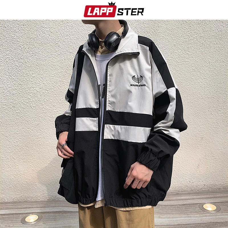 

Autumn Men Harajuku Bomber Jackets 2019 Mens Japanese Streetwear Windbreaker Male Korean Fashions Jackets And Coats