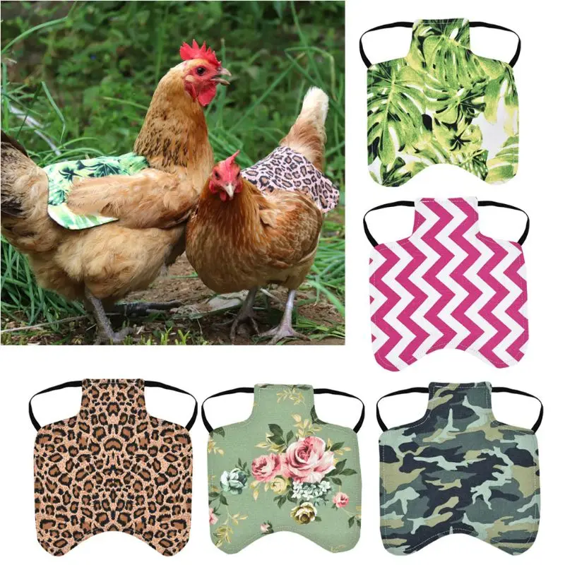 Adjustable Pet Clothes Hen Apron Poultry Hen Saddle Apron Feather Protection Holder Chicken Protector Hen Dress