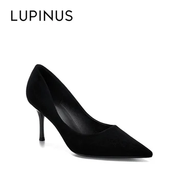 

Lupinus Classic Black Women High Heels 2020 New Fashion Thin Heels Women Pumps Autumn Single Shoes Casual Shoes Zapatos Mujer