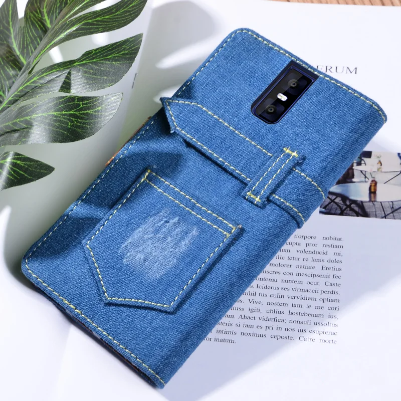 Чехол в ковбойском стиле для Oukitel K3, модный кожаный чехол с джинсовым узором, чехол для Oukitel K3, индивидуальный чехол для телефона