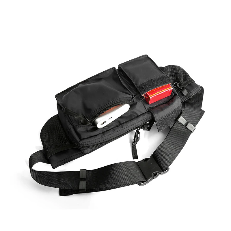 Waterproof Crossbody Bag Oxford Men Casual Shoulder Bags With Sports Belt Chest Bag Zipper Multi-Layer Backbags Waist Pack photo