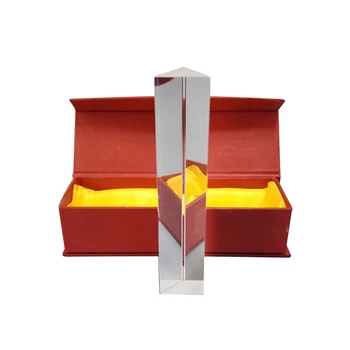 

Kids Toy Physics Science Triangular Experiment Equipment Making Rainbow Prism Photography Optical Glass Portable Classroom Gift