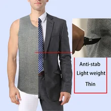 Мягкий, устойчивый к ногам жилет, анти-ножевой светильник, невидимый, ультра-тонкий, защитная одежда, защищенная от порезов, одежда для самозащиты
