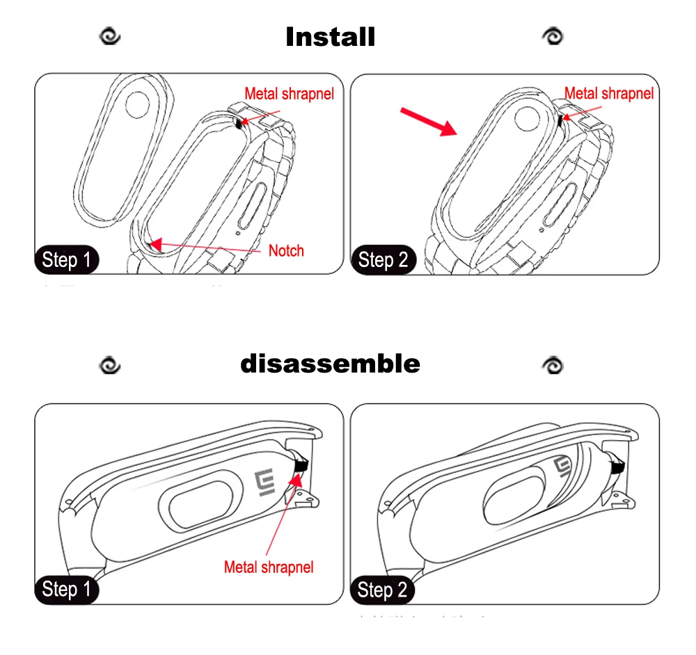 Браслет для mi Band, 4 ремешка, металлический браслет из нержавеющей стали для Xiaomi mi, 3 ремешка, совместимый браслет mi Band, 3 браслета mi band3