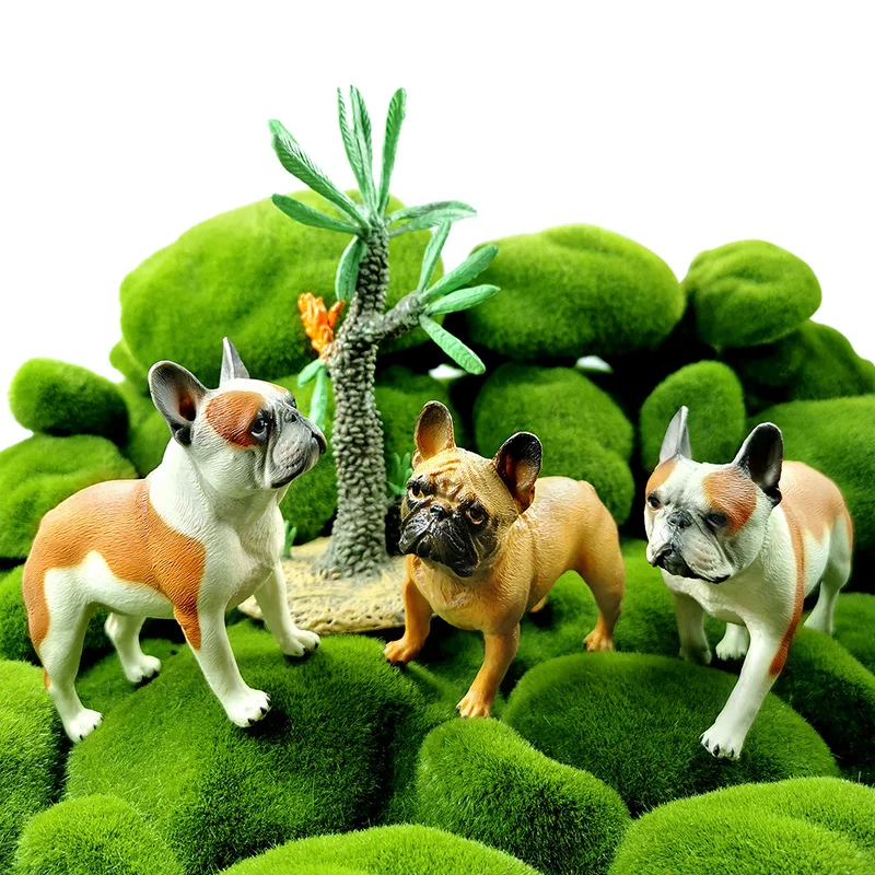 Charming Bulldog Figurine - Miniature Home Decor & Fairy Garden Accessory