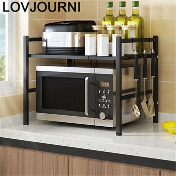 

Rangement Organisateur Sink Sponge Adjustable Microwave Shelf Cuisine Cocina Organizador Mutfak Kitchen Storage Rack Holder