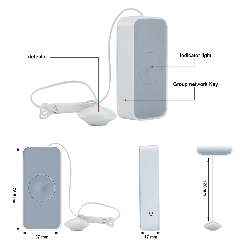  HEIMAN Zwave Smart Water Leakage Sensor Z wave Water overflow detector for Z-wave smart home system - 4000492815923