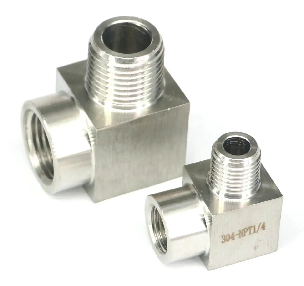 1/8" 1/4" 3/8" 1/2" NPT Female To Male Elbow Fitting 304 Stainless Steel Water Gas Oil 2800psi hose pipe fitting pipe fitting water pipe fitting