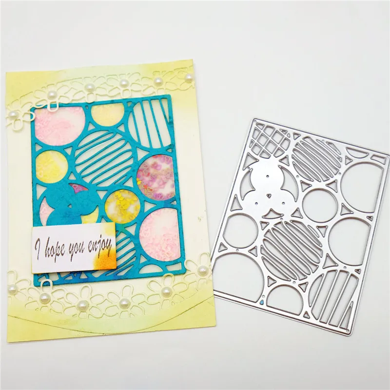 

Naifumodo Frame Dies Background Metal Cutting Dies New 2019 for Card Making Scrapbooking Cuts Decor Stencil Craft Dies