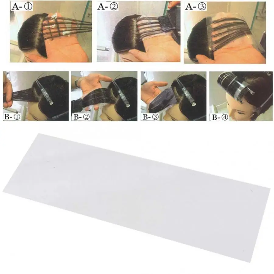 Temporary Hair Dye 50Pcs/Set Professional Reusable Hair Dye Paper Dyeing Color Highlights Paper Hair Salon Hair Care