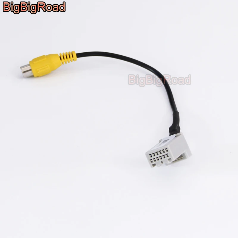 BigBigRoad For Honda Inspire 2018 / Accord LX 10th Generation 12 Pins Car RCA Adapter Connector Wire Cable Rear View Camera | Автомобили и