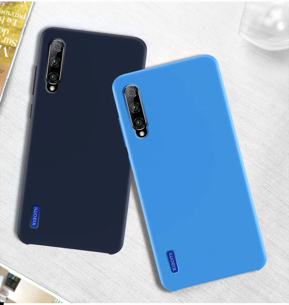 Для Xiaomi mi A3 чехол мягкий жидкий силиконовый чехол для Xiaomi mi 8 Lite mi A3 lite CC9 CC9e 9T 9 SE красный mi Note 5 6 7 Pro 7S Чехол