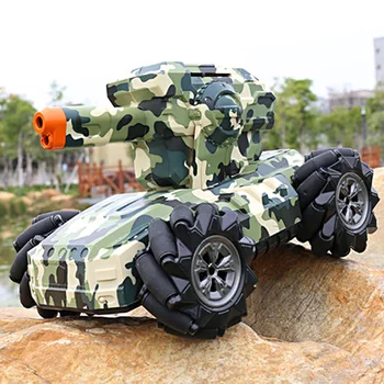 

Tank Toy 2.4G 360 Degree Rotating Drift RC Remote Control Gesture Sensing Gifts for Children Kids AIA99