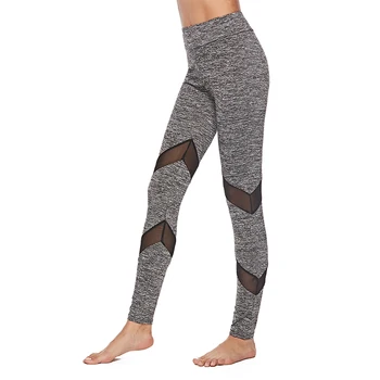 

Sexy Hip Push Up Leggings High Elastic Jeggings Women Autumn Summer High Waist Four Mesh Patchwork Pants Female Long Leggings