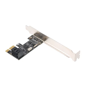 

PCI-E to SATA3.0 Expansion Card SATA 2 Ports Adapter Card 6Gbps with Driver Support Low Profile Bracket