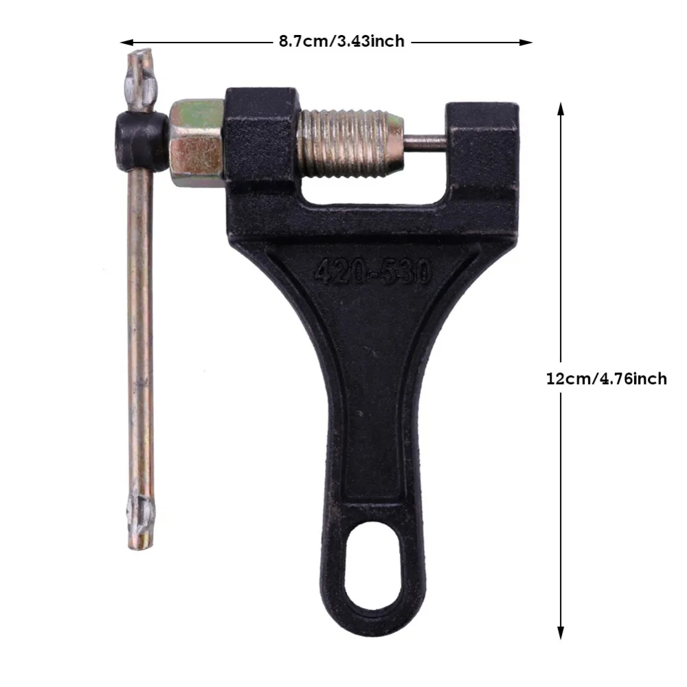 Инструмент для удаления цепи мотоцикла, разделитель дисков, Байк 420 132 цепь для 110cc 125cc грязи коррозию с байк-скутера