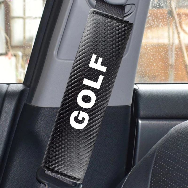 2 шт. автомобильный ремень безопасности Чехол для Volkswagen Golf автомобиль безопасности Наплечная Накладка авто аксессуары