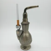 Кальян портативный кальян набор с силиконовая трубка для кальяна алюминиевый сплав путешествия кальян металлический кальян