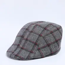 Берет Шляпа женская плоская кепка мужская женская клетчатая мягкая ретро-шляпы Повседневные Дышащие зимние теплые удобные береты Berret Femme#2O04