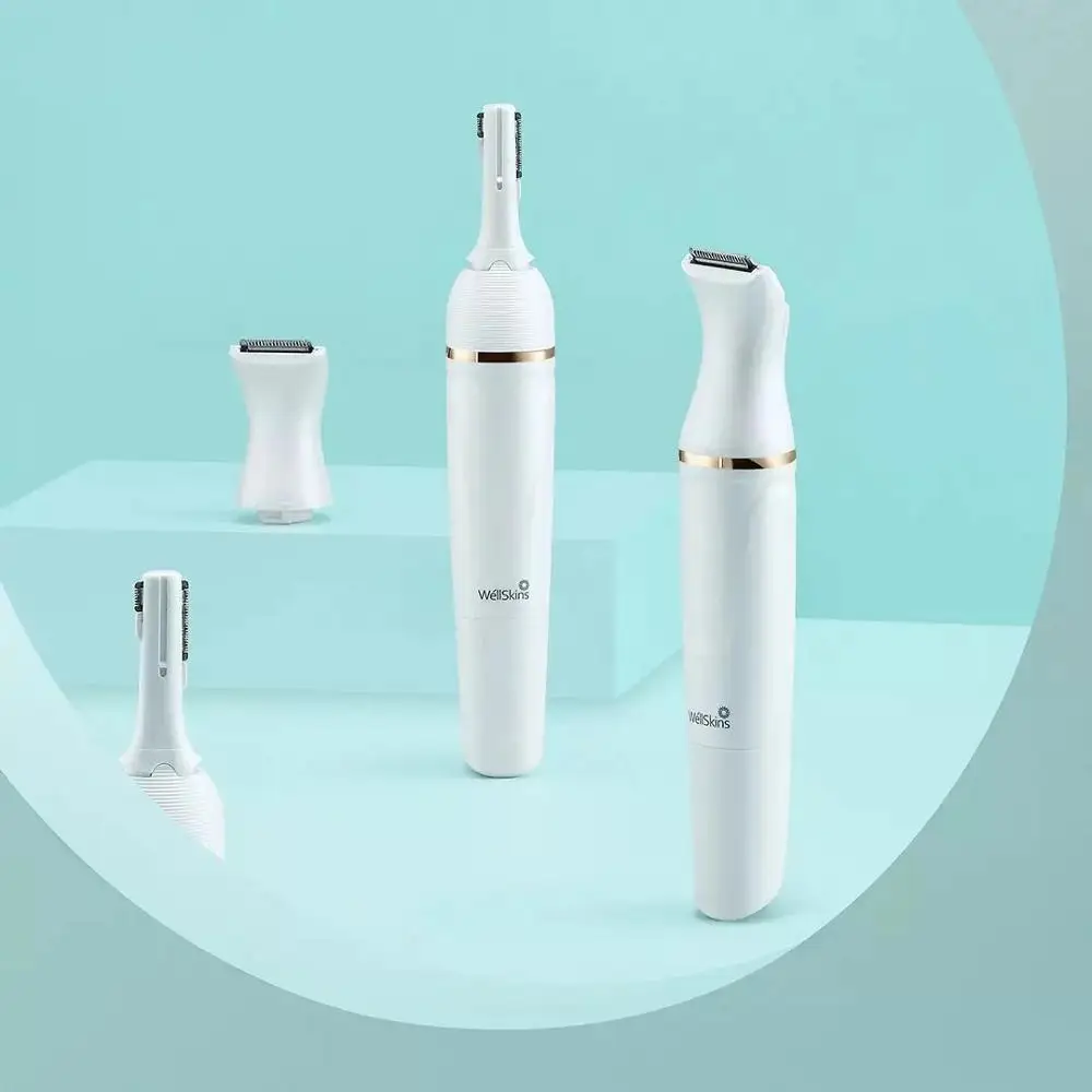 Xiaomi Wellskins Электрический бритвенный женский бритвенный станок Керамический Резак для ног тела Бикини удаление волос триммер для волос женский зажим для волос