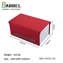 230*140*110 мм Железный корпус для электронных проектов Электрический корпус diy мощность инструментальный Усилитель чехол распределительная розетка коробка
