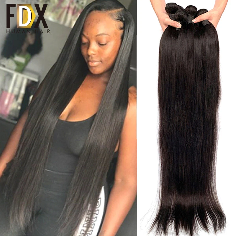 silky straight hair bundles