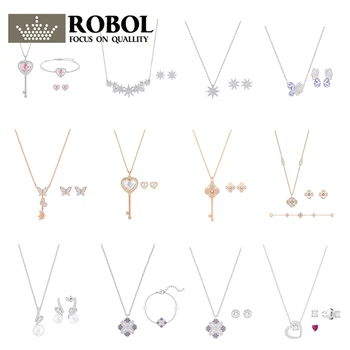 

High Quality SWA XL002 Original Jewelry Fashion Noble Series Necklace, The Best Choice for Ladies' Gifts 5225370 5230281 5253054