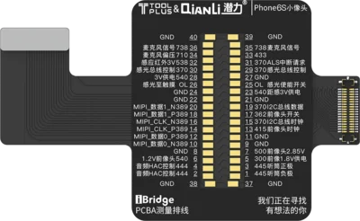 QianLi iBridge Тестовый Кабель для iPhone 6 6P 6S 6SP дисплей неисправности материнской платы и сенсорная Передняя камера Хвостовая заглушка ремонт задней камеры - Цвет: 6S  Front Camera