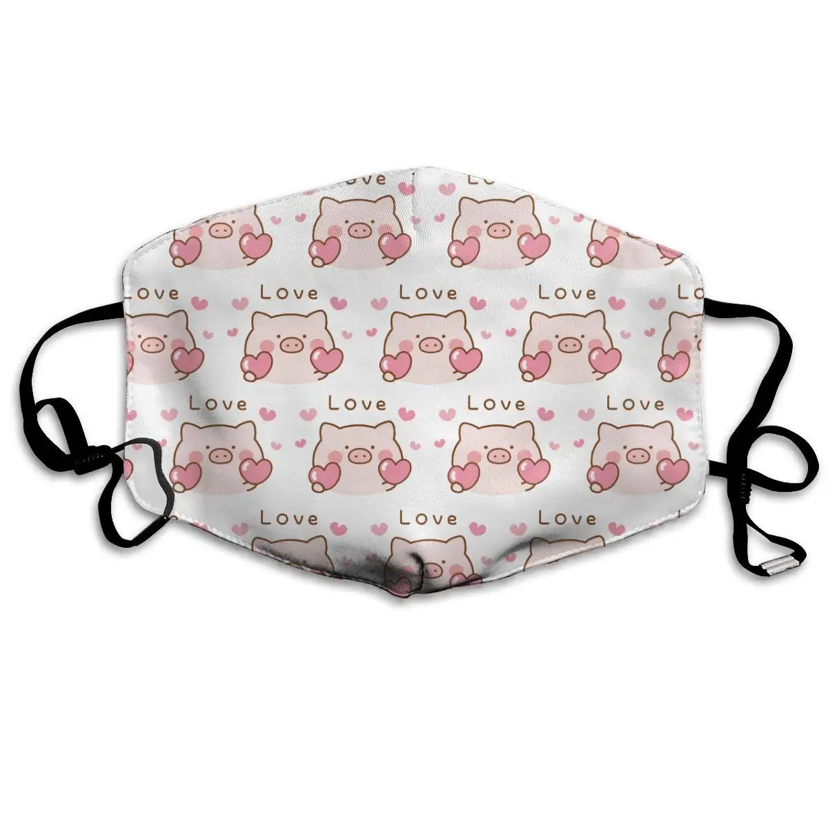 

Garde Art Studio Face Mask Comfy & Funny Fashion Dust-Proof Masks, Cute Piggy Heart Love Protective & Warm Windproof Mouth