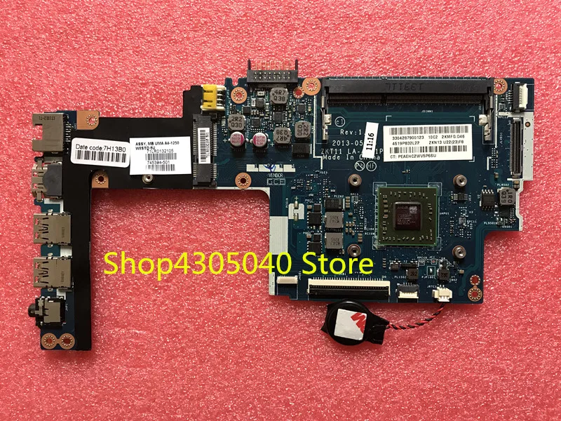for HP 11-E laptop motherboard 744185-001 744185-501 744185-601 100% functions LA-A521P AMD A4-1250 | Компьютеры и офис