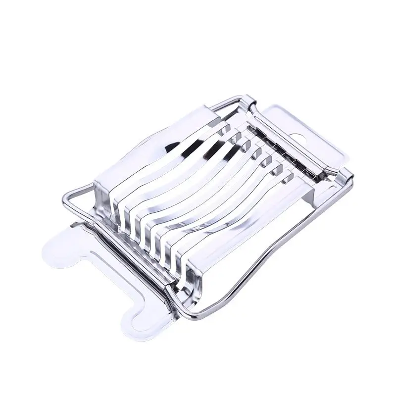 Kitchen Egg Slicer Stainless Steel Wire Egg Mushroom Tomato Strawberry Fruit Garnish Slicer Multipurpose Slicing Gadgets