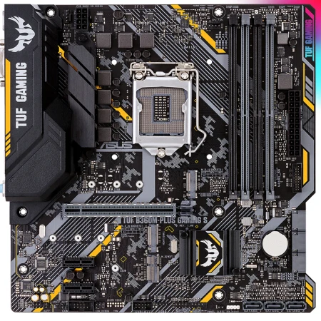 Asus TUF B360M-PLUS игровая S материнская плата LGA1151 4x DDR4 Max 64 Гб RAM Intel B360 чипсет Micro ATX HDMI SATA3