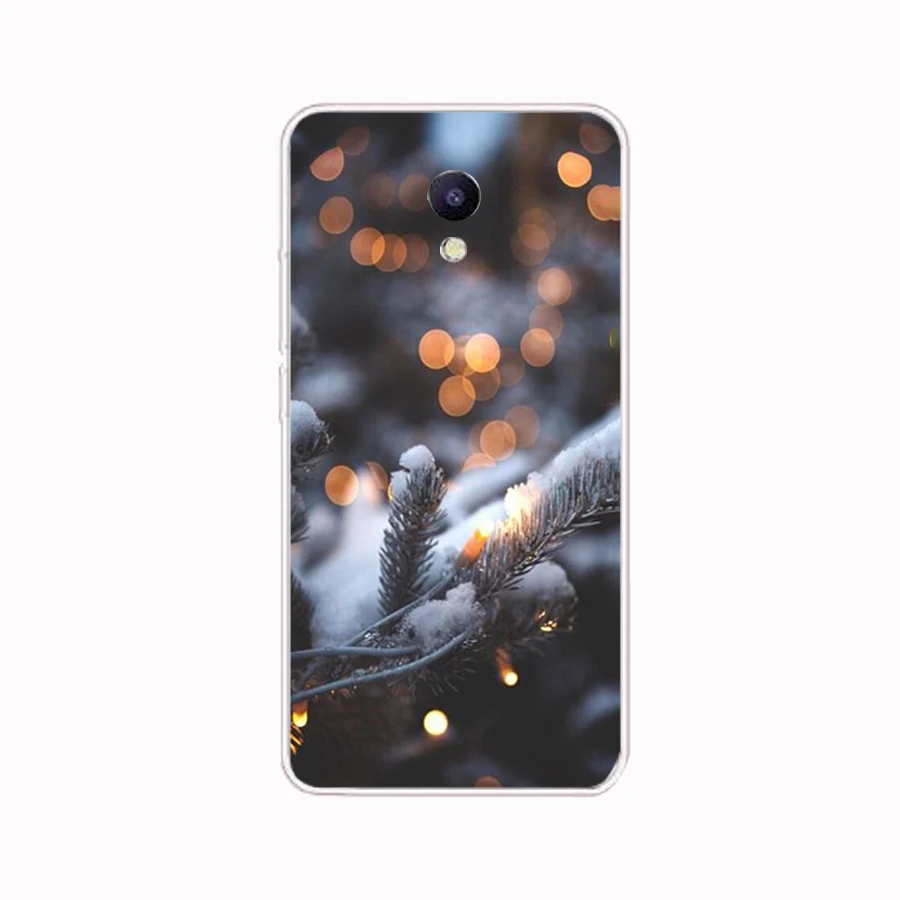 cases for meizu back 76SD  merry Christmas Tree Snow Flakes Soft Silicone Tpu Cover phone Case for Meizu M5 M5S M5C M6 M6S M6T Note Pro 7 Plus meizu back cover Cases For Meizu