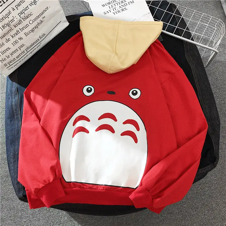 Woherb Kawaii милые толстовки с капюшоном и длинным рукавом из Амина с мультяшным рисунком из кусков, Толстая Женская Толстовка на каждый день, модная новинка 91318