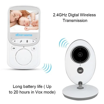 

OSVR Wireless LCD Audio Video Baby Monitor VB605 Radio Music Intercom IR 24h Portable Baby Camera Baby Walkie Talkie Babysitter