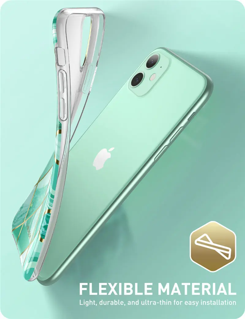 i-Blason For iPhone 11 Case 6.1 inch( Release) Cosmo Lite Stylish Hybrid Premium Protective Slim Bumper Marble Back Cover