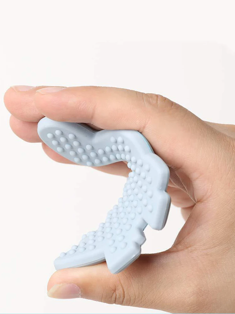 Dinosaur cartoon silicone beads baby teether safe high quality teether