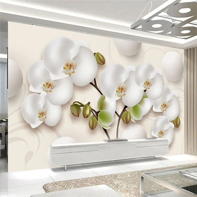 ORCHID FLOWERS DOOR WALLPAPER MURAL PHOTO WALL PAPER POSTER LIVING BED ROOM NEW 