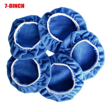 

5pcs Car Polisher Pad Bonnet Max Waxing Bonnet Buffing Cover Autocare 5-10Inch Car Auto Tools