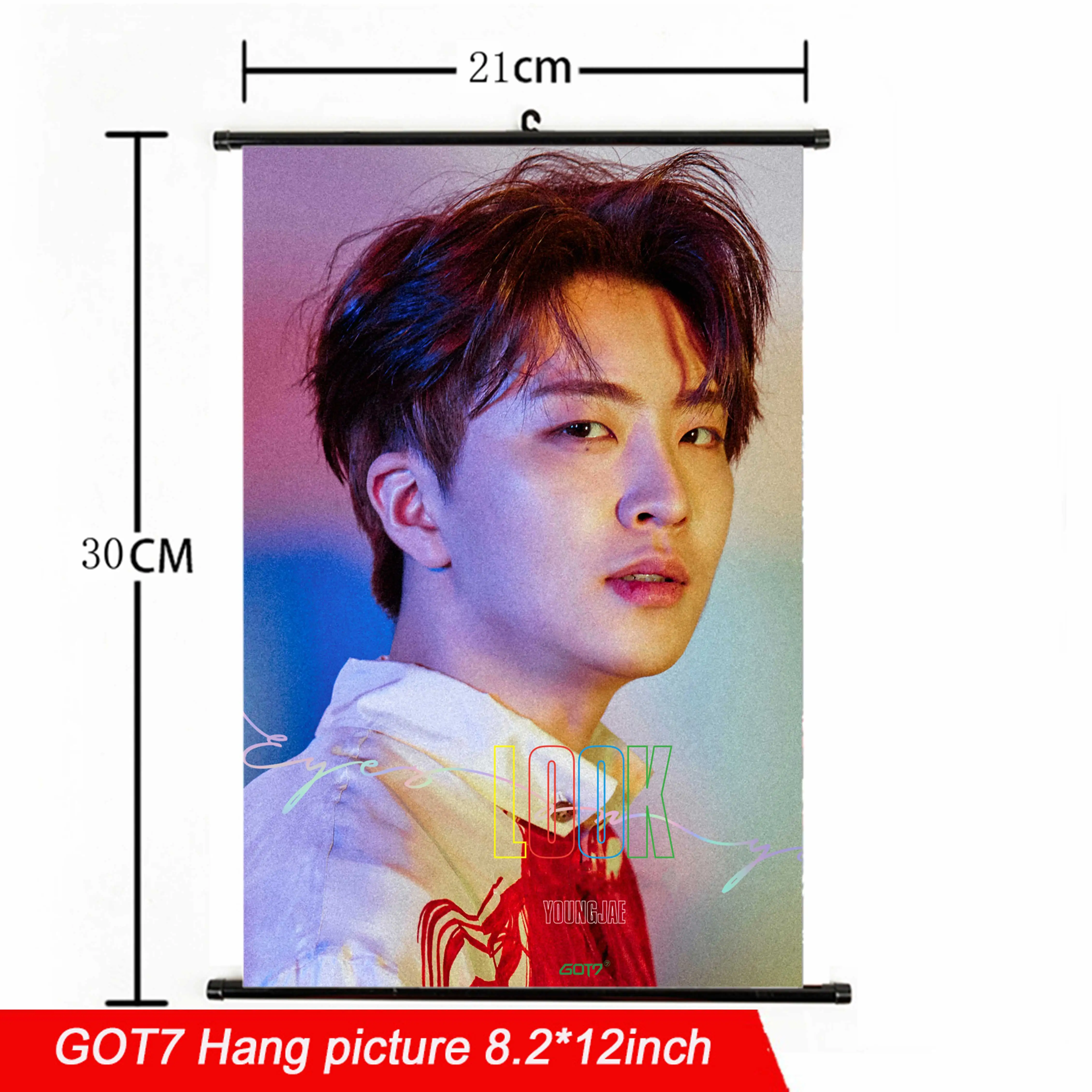 21*30 см Мода Kpop GOT7 повесить плакат ткань высокого качества GOT7 альбом повесить изображение фото плакат для поклонников Коллекция подарков