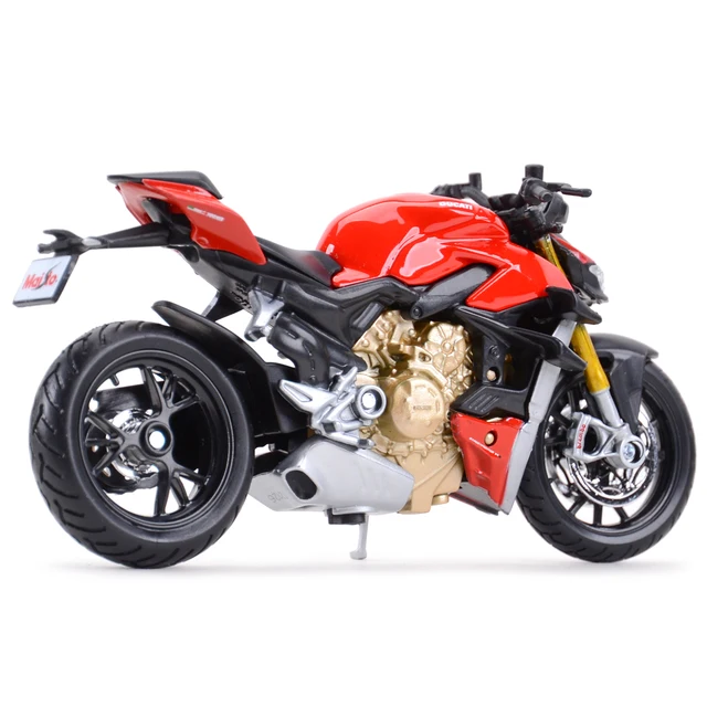 Maisto 1:18 Ducati Super Naked V4 S Static Die Cast Vehicles Collectible Hobbies Motorcycle Model Toys 3