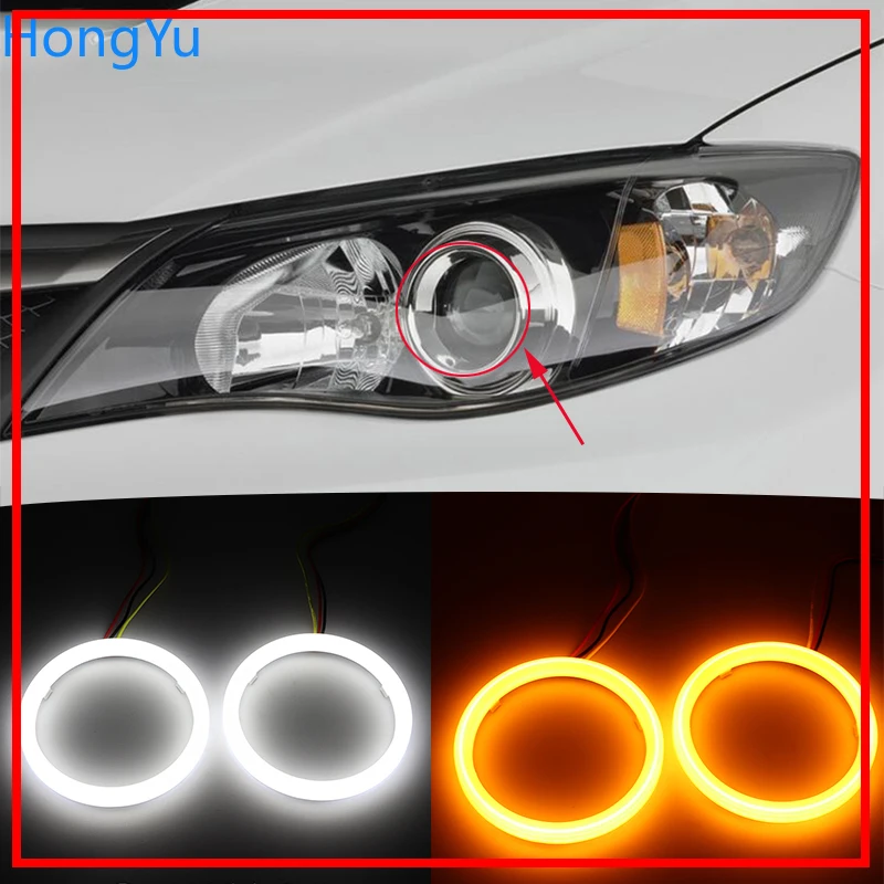 Двухцветсветильник светодиодный поворотник Angel Eye для Subaru Impreza WRX STI 2007 2008 2009 2010 2011