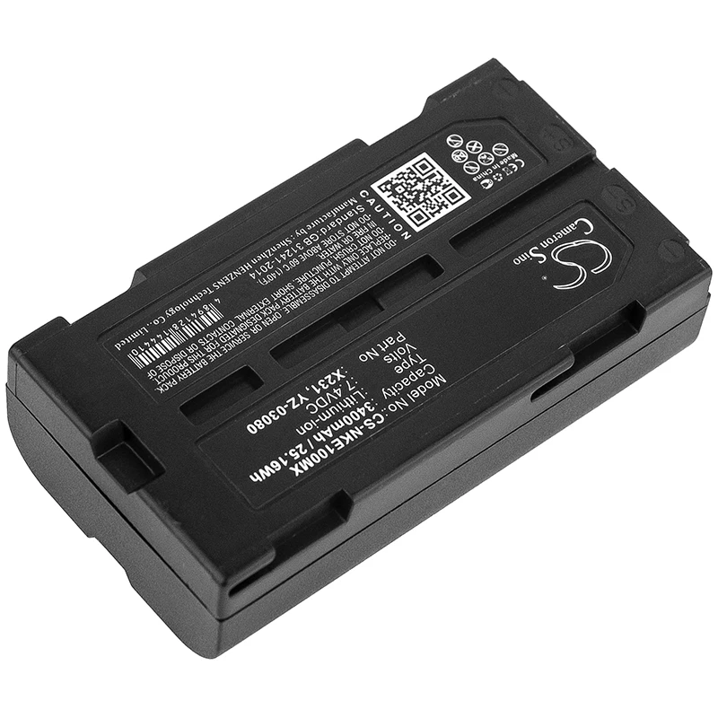 Cameron sino 3400mah аккумулятор для NIHON KOHDEN WEE-1000 NIHON KOHDEN X231 YZ-03080