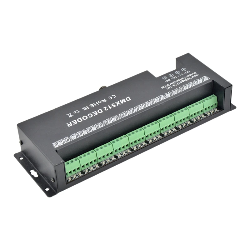 30CH RGB DMX 512 декодер светодиодный контроллер DMX512 30 каналов X 2A светильник DC9 24V 60A Dmx