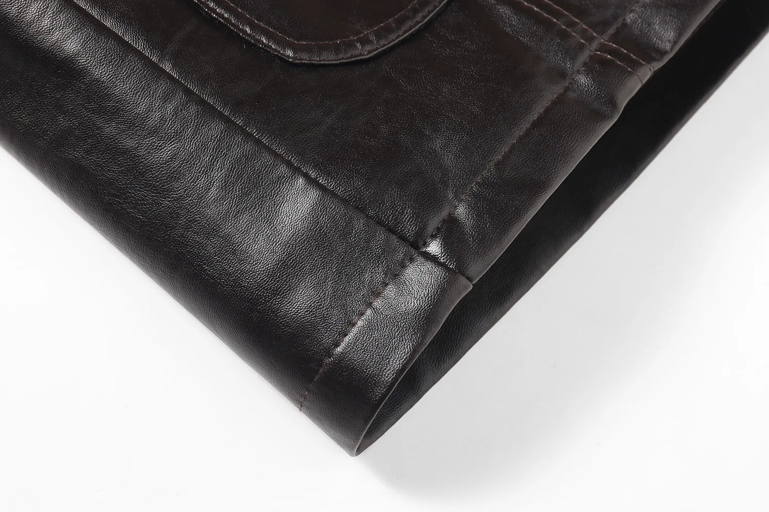 Winter New Style Men PU Leather Coat Middle-aged Men'S Wear Business Casual Fur Leather Coat