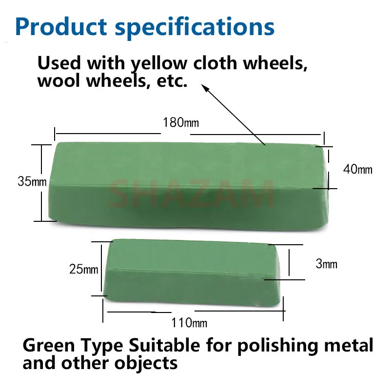 Ювелирная Полировочная паста из полировочной смеси нож заточной станок металлический Железный абразивный воск Полировочный Уход Шлифовальные инструменты 1 шт