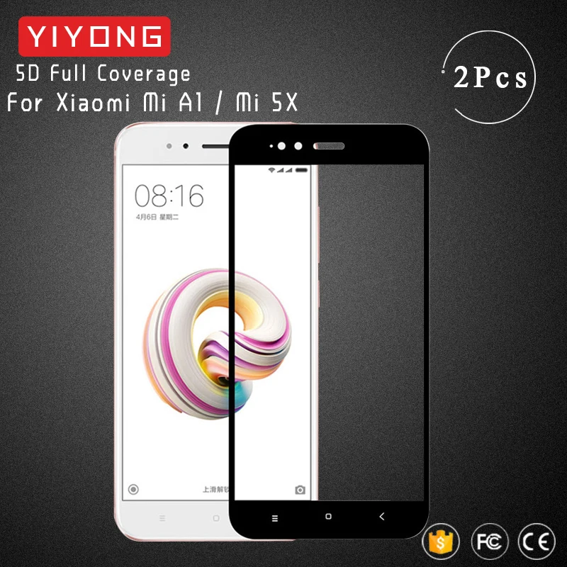 Стекло YIYONG 5D с полным покрытием для Xiaomi Mi A1 5X закаленное стекло Xiomi MiA1 Mi5X Защитная