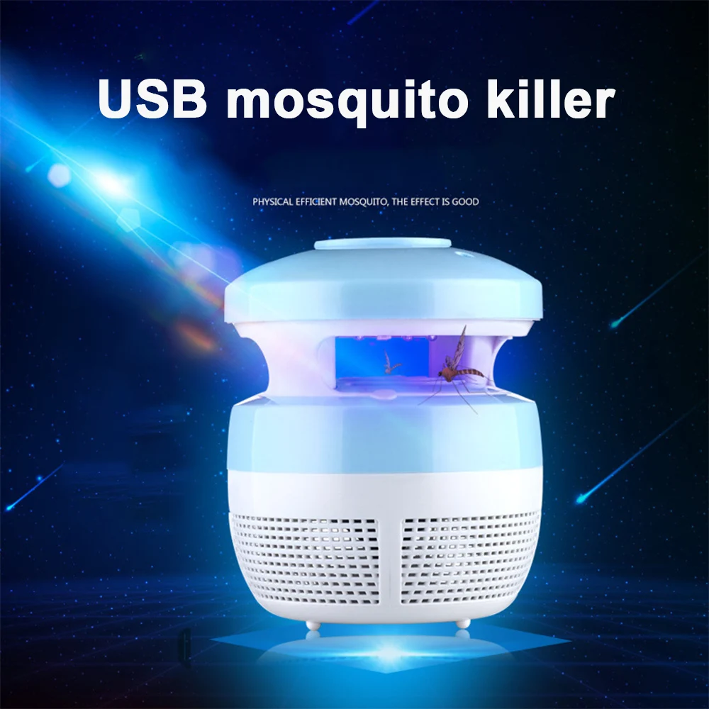 Zapper антимоскитная лампа USB 5 Вт ловушка насекомых вредителей Жук УФ лампа летающие насекомые электрическая Москитная лампа нежная DC5V Voiceless