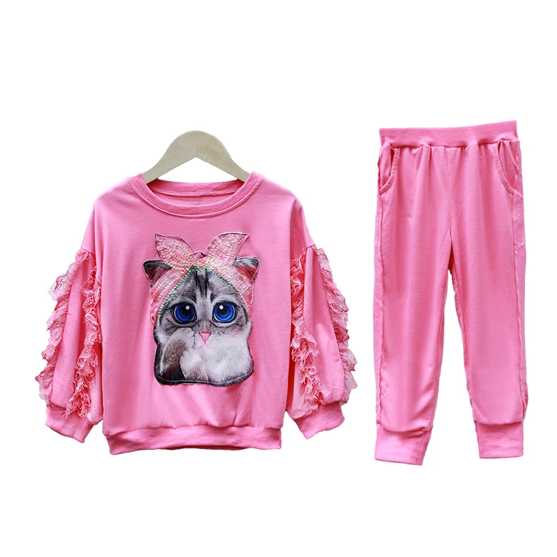 Спортивный костюм для девочек новинка 2019 спортивные костюмы с героями